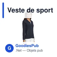 Veste de sport personnalisable NORMAN WOMEN avec logo - Miniature 9
