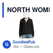 NORTH WOMEN VESTE POLAIRE - Miniature 1