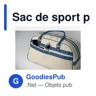 Sac de sport personnalisable NOSTALGIC avec logo - Miniature 11