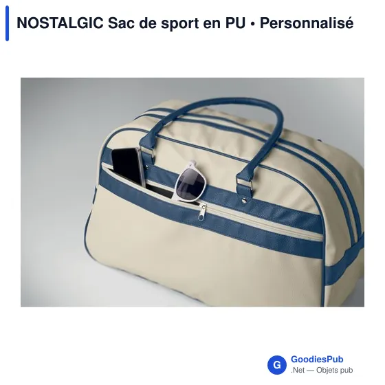 Sac de sport personnalisable NOSTALGIC avec logo - Image 11