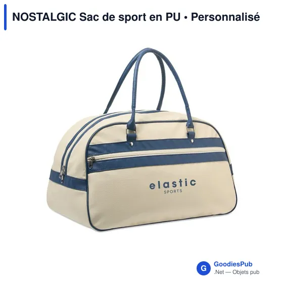 Sac de sport personnalisable NOSTALGIC avec logo - Image 12