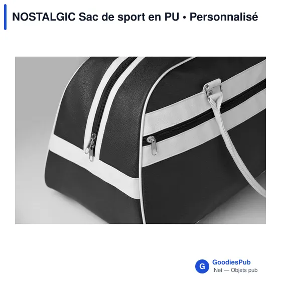 Sac de sport personnalisable NOSTALGIC avec logo - Image 3