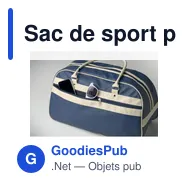 Sac de sport personnalisable NOSTALGIC avec logo - Miniature 5