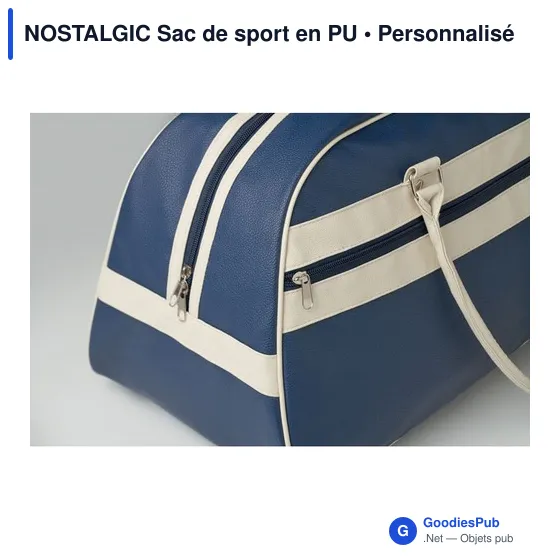 Sac de sport personnalisable NOSTALGIC avec logo - Image 6