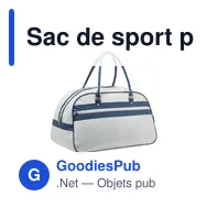Sac de sport personnalisable NOSTALGIC avec logo - Miniature 7