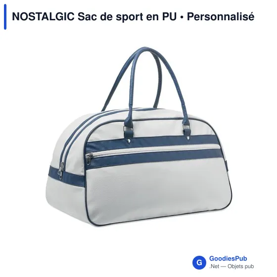 Sac de sport personnalisable NOSTALGIC avec logo - Image 7