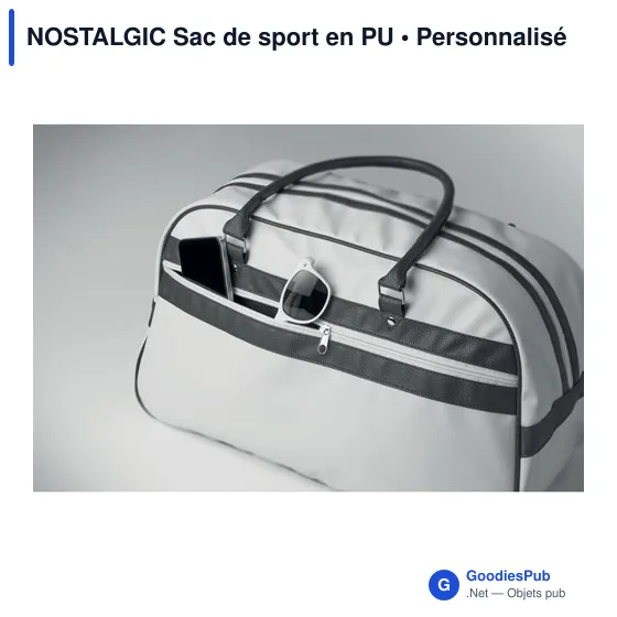Sac de sport personnalisable NOSTALGIC avec logo - Image 8