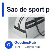 Sac de sport personnalisable NOSTALGIC avec logo - Miniature 9