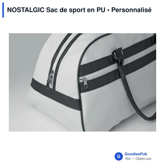 Sac de sport personnalisable NOSTALGIC avec logo - Image 9