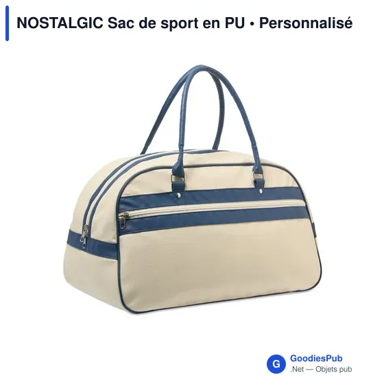 Sac de sport personnalisable NOSTALGIC avec logo - Image 10