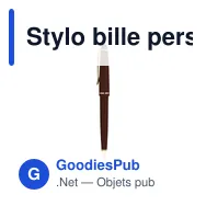 Stylo bille personnalisable Nostalgie One avec logo - Miniature 3