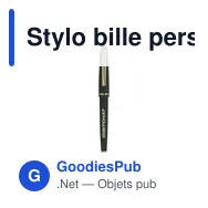 Stylo bille personnalisable Nostalgie One avec logo - Miniature 6