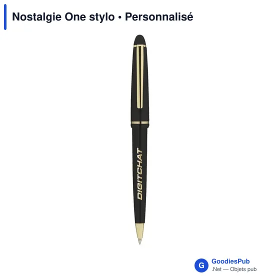 Stylo bille personnalisable Nostalgie One avec logo - Image 8