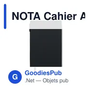 NOTA Cahier A5 en PU avec stylo - Miniature 11