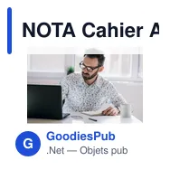 NOTA Cahier A5 en PU avec stylo - Miniature 8