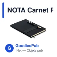 NOTA Carnet RPET A5 avec stylo - Miniature 1