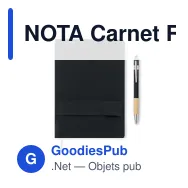 NOTA Carnet RPET A5 avec stylo - Miniature 4
