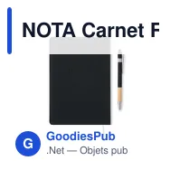 NOTA Carnet RPET A5 avec stylo - Miniature 8