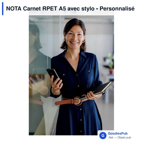 NOTA Carnet RPET A5 avec stylo - Image 9