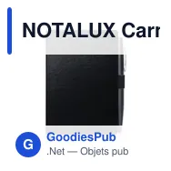 NOTALUX Carnet A6 avec stylo - Miniature 1