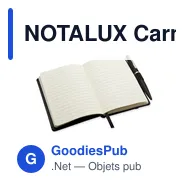 NOTALUX Carnet A6 avec stylo - Miniature 3