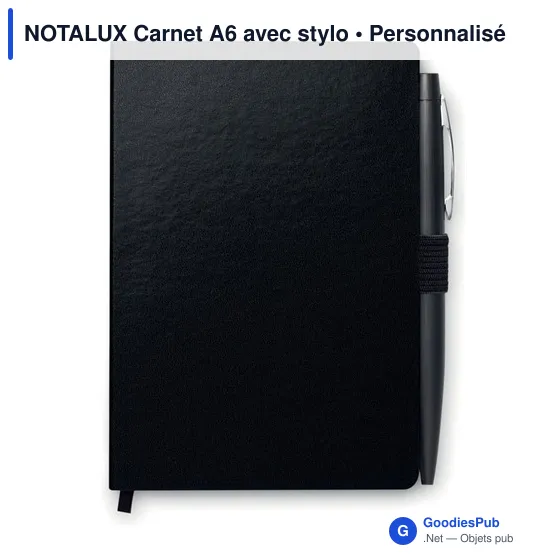 NOTALUX Carnet A6 avec stylo - Image 4