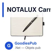 NOTALUX Carnet A6 avec stylo - Miniature 5