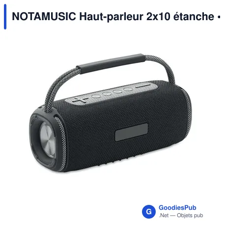 NOTAMUSIC Haut-parleur 2x10 étanche