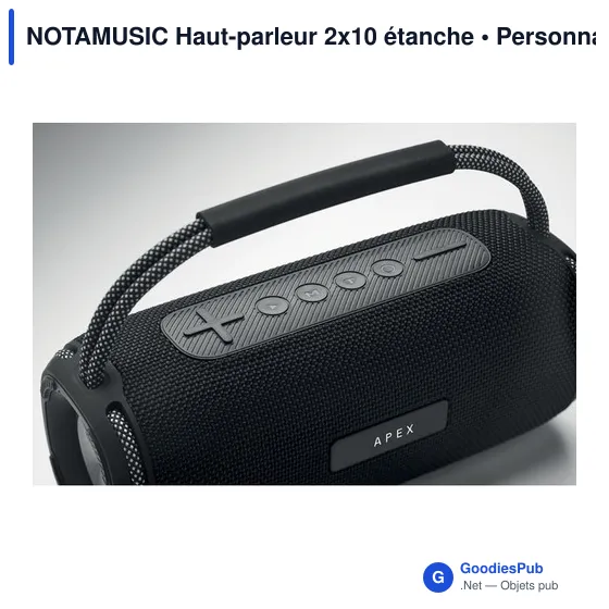 NOTAMUSIC Haut-parleur 2x10 étanche - Image 11