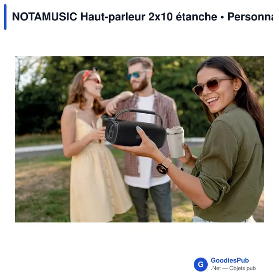 NOTAMUSIC Haut-parleur 2x10 étanche - Image 5
