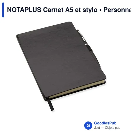 NOTAPLUS Carnet A5 et stylo
