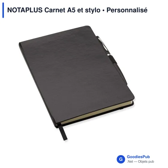 NOTAPLUS Carnet A5 et stylo - Image 1