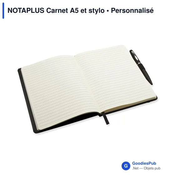 NOTAPLUS Carnet A5 et stylo - Image 3