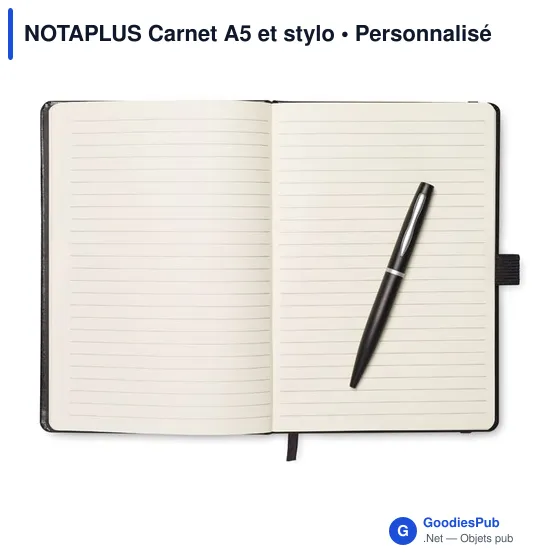 NOTAPLUS Carnet A5 et stylo - Image 5