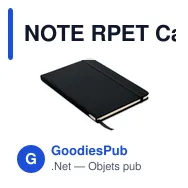 NOTE RPET Carnet A5 couverture 600D - Miniature 1