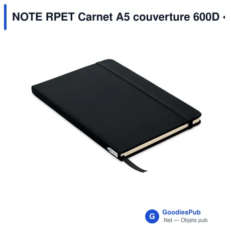 NOTE RPET Carnet A5 couverture 600D