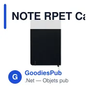 NOTE RPET Carnet A5 couverture 600D - Miniature 2