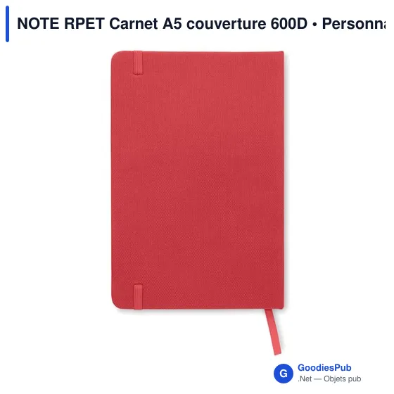 NOTE RPET Carnet A5 couverture 600D - Image 11