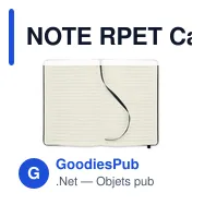 NOTE RPET Carnet A5 couverture 600D - Miniature 3