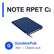 NOTE RPET Carnet A5 couverture 600D - Miniature 5
