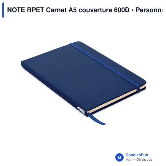 NOTE RPET Carnet A5 couverture 600D - Image 5