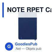 NOTE RPET Carnet A5 couverture 600D - Miniature 6