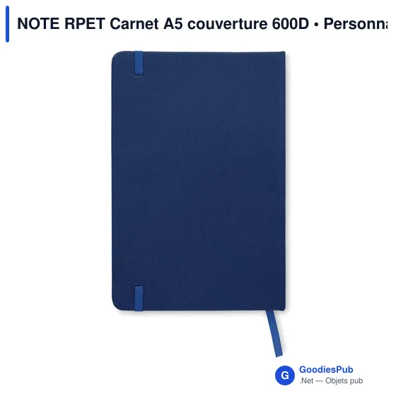 NOTE RPET Carnet A5 couverture 600D - Image 6