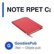 NOTE RPET Carnet A5 couverture 600D - Miniature 10