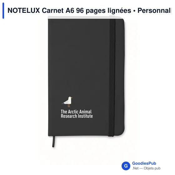 NOTELUX Carnet A6 96 pages lignées - Image 3
