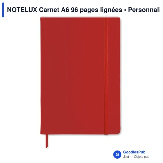 NOTELUX Carnet A6 96 pages lignées - Image 6