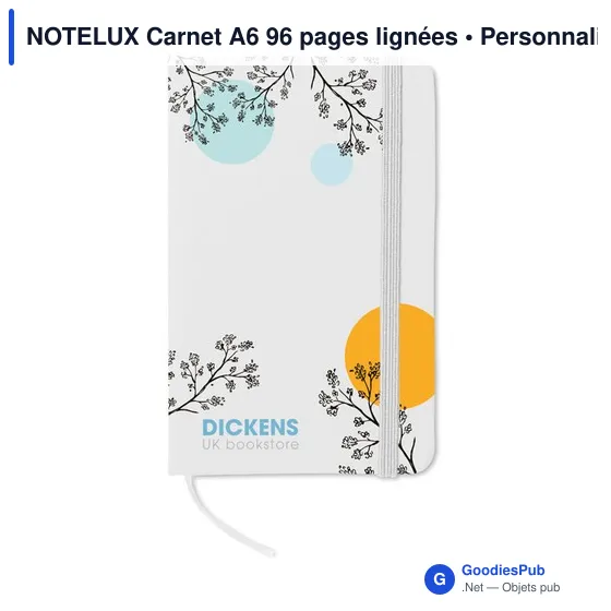 NOTELUX Carnet A6 96 pages lignées - Image 8