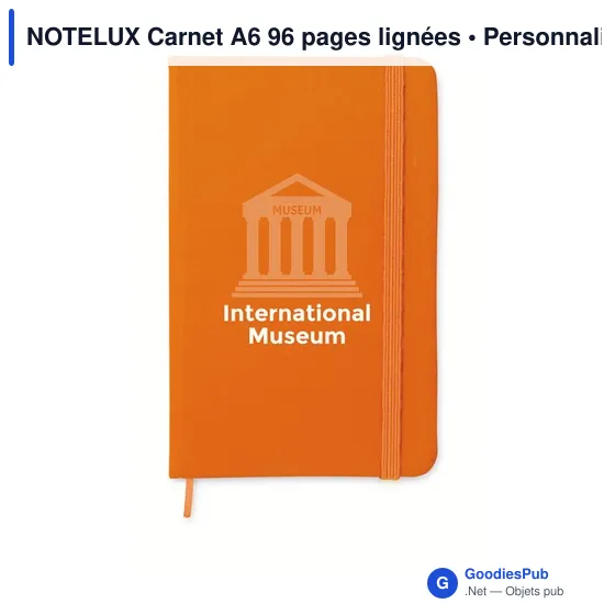 NOTELUX Carnet A6 96 pages lignées - Image 10