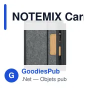 NOTEMIX Carnet A5 RPET et stylo - Miniature 2