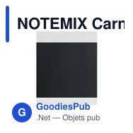 NOTEMIX Carnet A5 RPET et stylo - Miniature 11